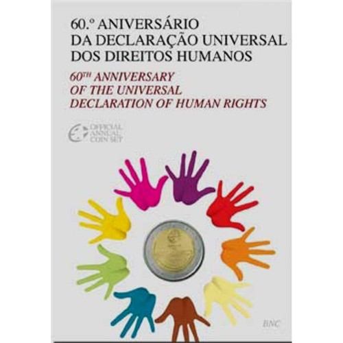 Portugal 2€ 2008 Bu "Human Rights" 