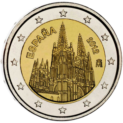 Spain 2€ 2012 Burgos