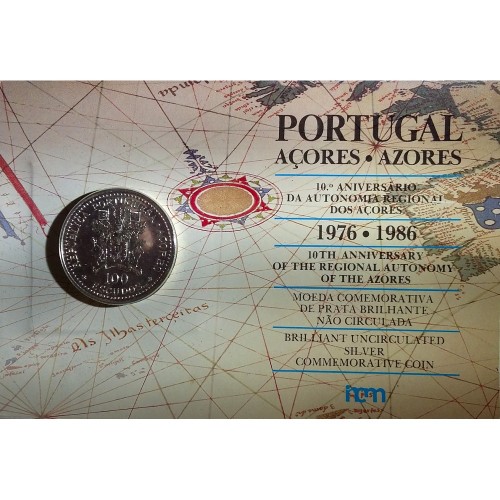 Cateira B.N.C. 100$00 1986 "Autonomia R. Açores"