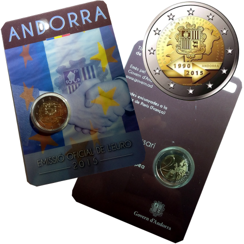 Andorra 2€ 2015 (25th Anniv. Customs Union)