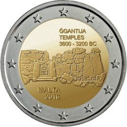 Malta 2€ 2016 (Templo de Ggantija)
