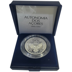Proof 100$00 Centennial of the Autonomy of the Azores 1995