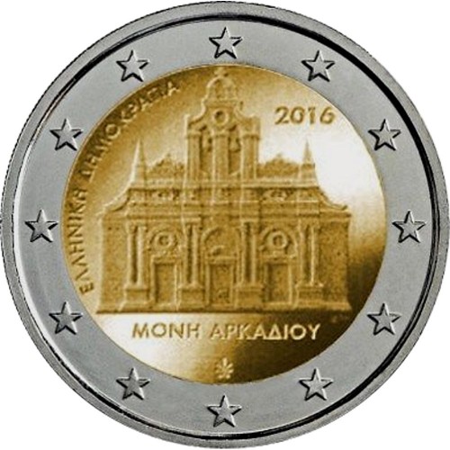Grécia 2 € 2016 (Monastery of Arkadi)