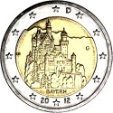 Alemanha 2€ 2012 (Castelo  Neuschwanstein)