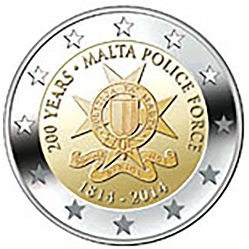 Malta  2€ 2014 Força Policial