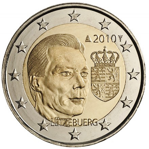 Luxembourg 2€ 2010 Coat of arms of the Grand Duke