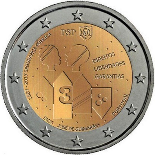 Portugal  2,00€ 2017 150 Years of Public Security