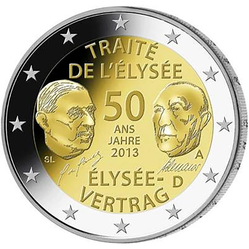 Germany 2€ 2013 Élysée Treaty