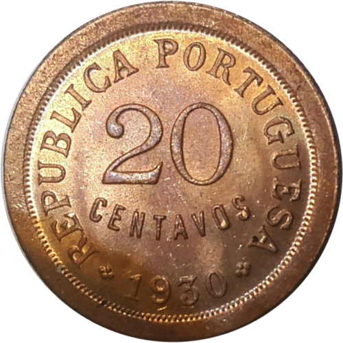 Cabo Verde 20 Centavos 1930