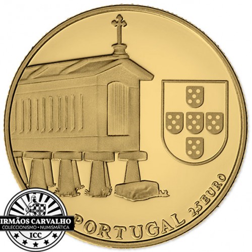 Portugal - 2018 2,50 Euro Granary Houses from NorthWest  ( gold Proof)