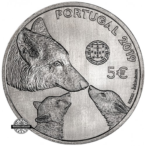 Portugal - 2019 5 Euro Iberian Wolf