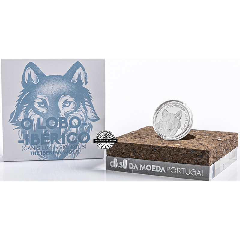Portugal - 2019 5 Euro Iberian Wolf (Silver Proof)