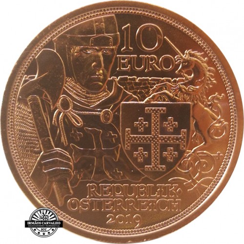 Áustria  10€ 2019 Cavaleiro da Sorte e Peregrino