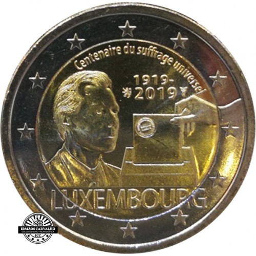 Luxembourg 2€ 2019 Universal Suffrage