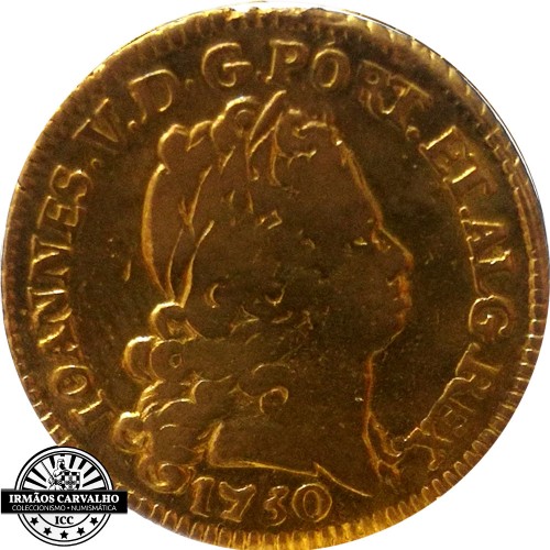 D. João V  1.600 Réis 1730 (Ouro)