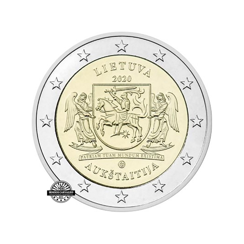 Lithuania 2€ 2020 Aukstaitija