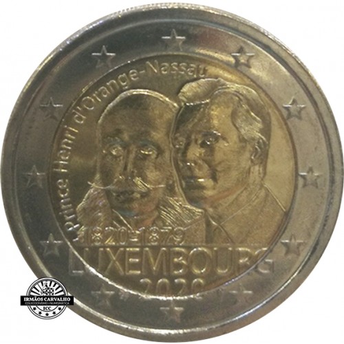Luxembourg 2€ 2020  Prince  Henri D´Orange - Nassau