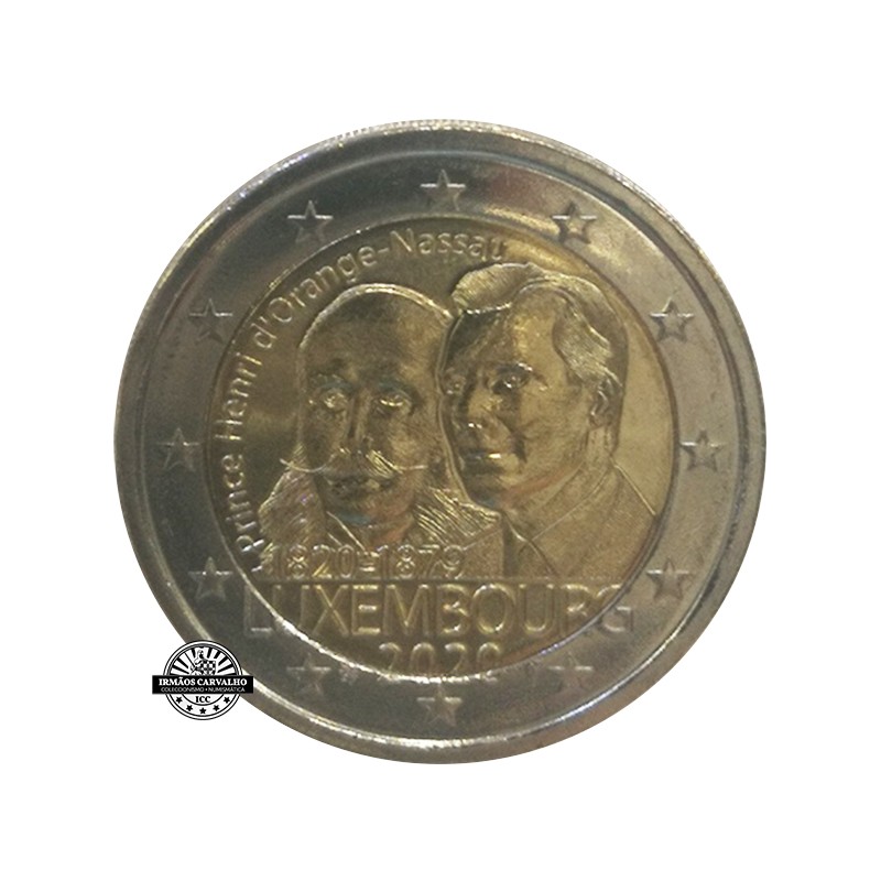 Luxemburgo 2€ 2020 Príncipe Henri D´Orange - Nassau