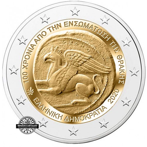 Greece 2 € 2020 100 Years since The Union of Thrace with Greece