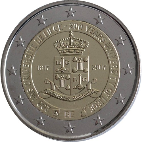 Bélgica 2€ 2017 (Universidade de Liege)
