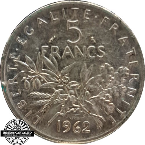 França 5 Francos 1962