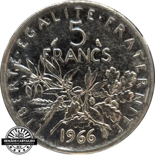 França 5 Francos 1966