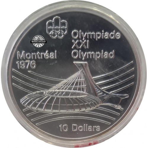 Canada 10 Dollars 1976 Olympic Stadium