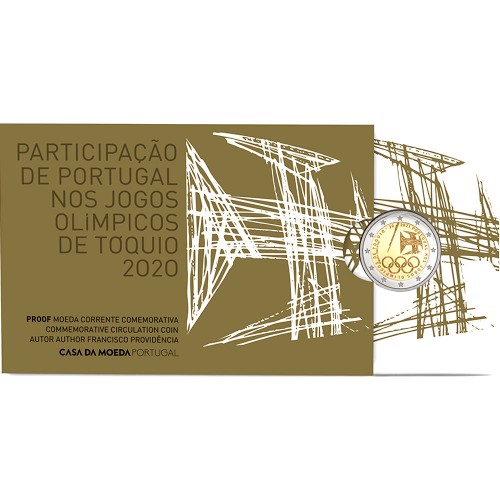 Portugal  2,00€ 2021 JOGOS OLÍMPICOS DE TÓQUIO (Proof)