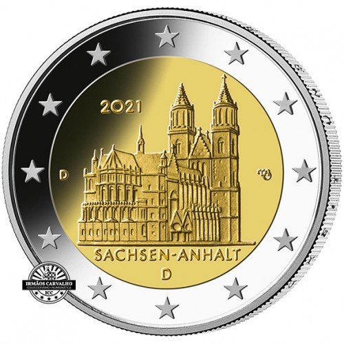 Germany  2€ 2021 Magdeburg Cathedral