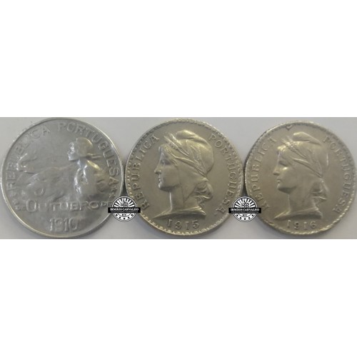 1 escudo silver set