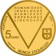 Portugal 2021  5€ Aristides de Sousa Mendes (Gold Proof)