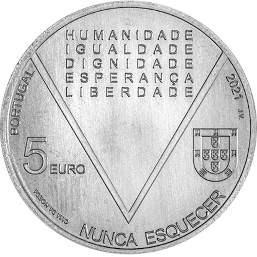 Portugal 5€  2021 Aristides de Sousa Mendes