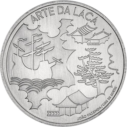 Portugal 5€  2021 A Arte da Laca (Portugal e Japão)
