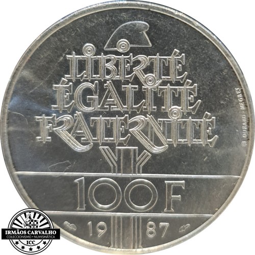 França 100 Francos 1987