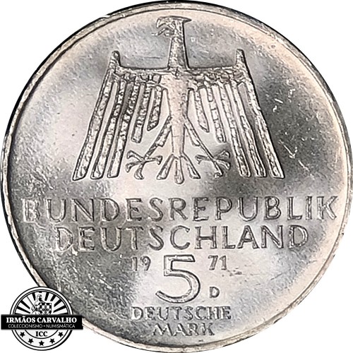 Germany 1971 D 5 Mark