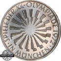 Germany 1972 10 Mark  J (O. G. Munich) Munchen
