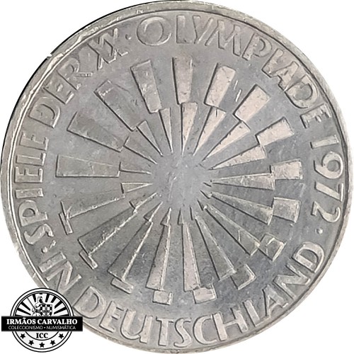 Alemanha 10 Marcos 1972 D  (J. O. Munich) Deutchland