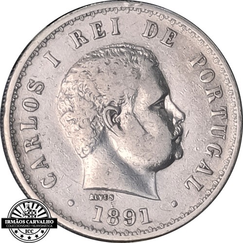 D. Carlos I  500 Reis 1891