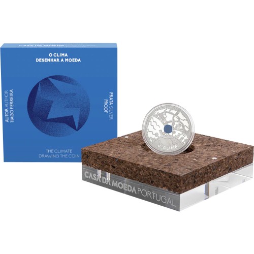 Portugal 2022 5€  The Weather (Silver Proof) - Blue
