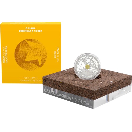 Portugal 2022 5€  The Weather (Silver Proof) - Yellow