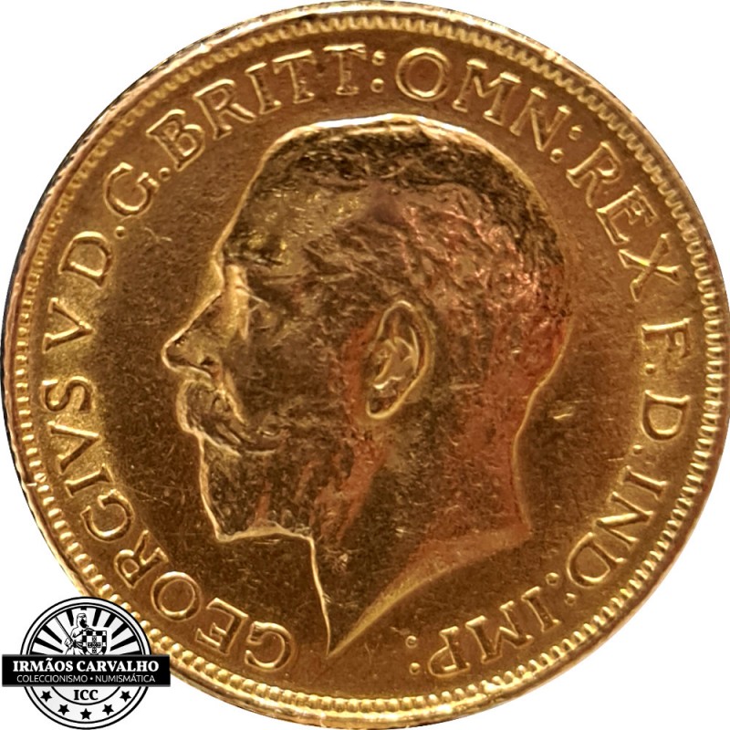 United Kingdom 1911 Gold Sovereign (Georgius V)