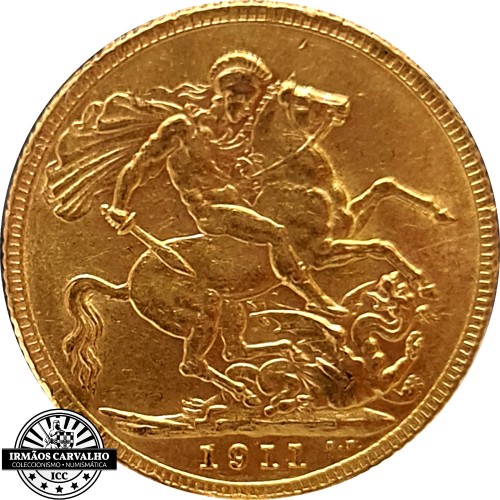 United Kingdom 1911 Gold Sovereign (Georgius V)