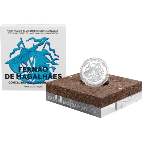 Portugal 7.5€ 2022  (Silver proof) FERDINAND MAGELLAN - MACTAN 1521