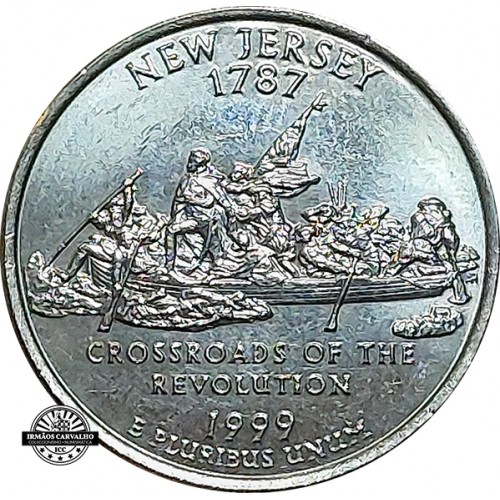 United States Quarter Dollar 1999 New Jersey D