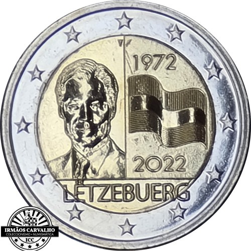Luxemburgo 2€ 2022 50 Anos da Bandeira Nacional