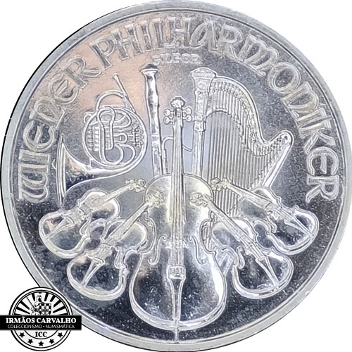 Austria 1.5 Euro 2021 Silver 1 Oz  Philarmonic