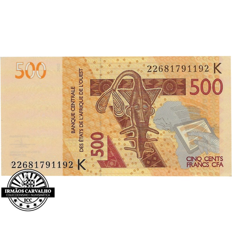Senegal 500 Francos 2022