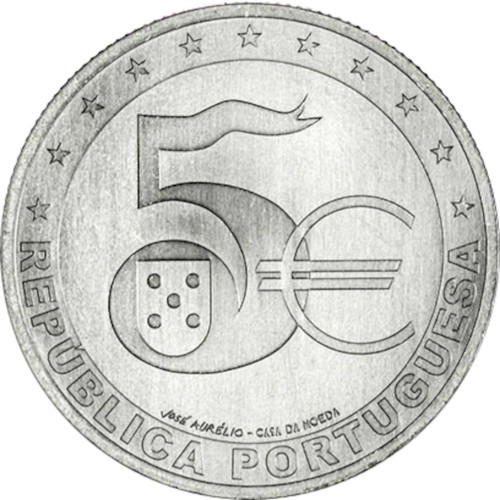 Portugal 5€ 2022 20 anos de Euro