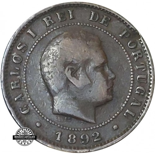Carlos I 1892 10 Reis