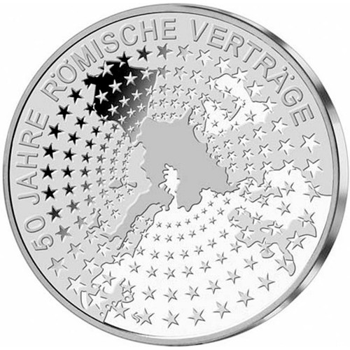 Alemanha 10€ 2007 Tratado de Roma